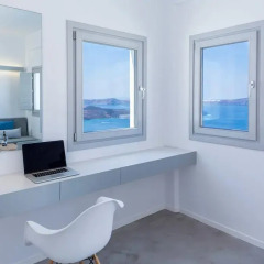 Отель Alti Santorini Suites Люкс с двуспальной кроватью фото 8