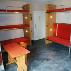 Train Hostel Кровать в общем номере с двухъярусной кроватью фото 3