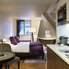 Апарт-отель La Clef Louvre Paris 5* Улучшенный люкс с различными типами кроватей фото 5