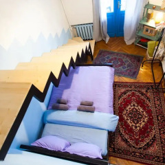 Namaste Hostel Стандартный номер с различными типами кроватей (общая ванная комната) фото 11