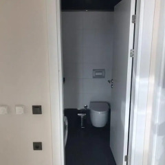 Отель Luxury Apt in Konak Sea Side with a Sea front view and a private beach ванная