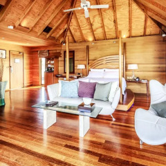 Отель Conrad Maldives Rangali Island 5* Улучшенная вилла с различными типами кроватей