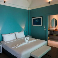 Отель Naroua Villas 4* Вилла с различными типами кроватей фото 12