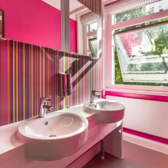 Отель Safestay London Kensington Holland Park Стандартный номер с 2 отдельными кроватями (общая ванная комната) фото 3