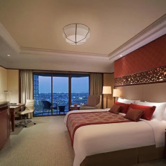 Отель Shangri-la Bangkok 5* Улучшенный номер с различными типами кроватей фото 4