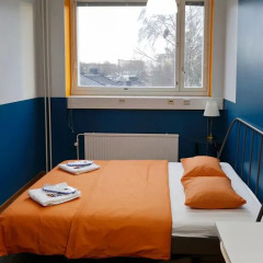 Отель CheapSleep Helsinki Стандартный номер с двуспальной кроватью (общая ванная комната) фото 2