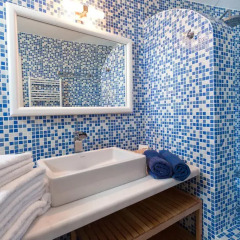 Отель Anema Residence Греция, Остров Санторини - отзывы, цены и фото номеров - забронировать отель Anema Residence онлайн ванная