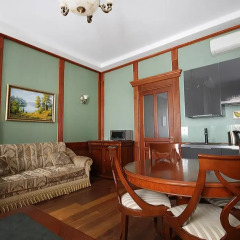 Апартаменты Four Squares Apartments on Tverskaya Улучшенные апартаменты с различными типами кроватей фото 35