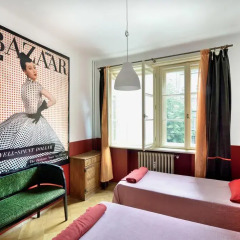 Отель Red Bed & Breakfast 2* Стандартный номер с 2 отдельными кроватями (общая ванная комната) фото 3