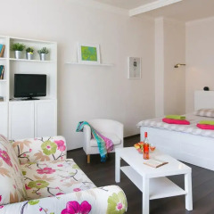 Friends Hostel and Apartments Budapest Номер Делюкс с различными типами кроватей фото 2