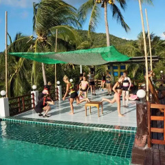 Отель Villa Seaview Garden спортивное сооружение