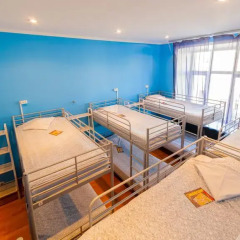 Гостиница Bear Hostels на Смоленской Кровать в общем номере с двухъярусной кроватью фото 13