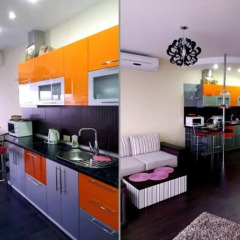 Апартаменты All Apartments City Апартаменты разные типы кроватей фото 5