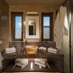 Отель Irida Villa Вилла с различными типами кроватей фото 16