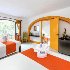 Hotel Hacienda de Vallarta Centro 3* Стандартный номер с различными типами кроватей фото 10
