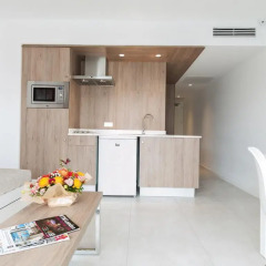 Отель Apartamentos Playas Cas Saboners Улучшенные апартаменты с различными типами кроватей фото 8