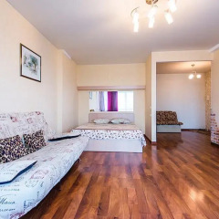 Апартаменты Studiominsk 12 Apartments Минск комната для гостей фото 3