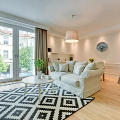 Апартаменты Grand Apartments - Wave Сопот комната для гостей фото 2