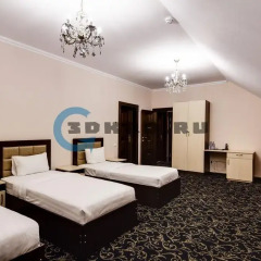 Гостиница Vision 3* Стандартный семейный номер с двуспальной кроватью фото 4