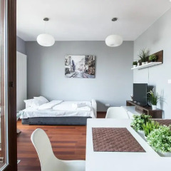 Отель Apartment4you Select Kolejowa Студия с различными типами кроватей фото 34