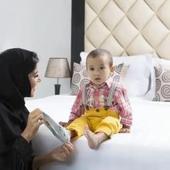 Отель Citadines Metro Central Dubai Студия Делюкс с различными типами кроватей фото 6