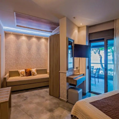 Отель Flegra Beach Boutique Apartments Греция, Кассандра - отзывы, цены и фото номеров - забронировать отель Flegra Beach Boutique Apartments онлайн комната для гостей фото 2