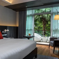Отель Pullman Bangkok King Power 5* Улучшенный номер с разными типами кроватей фото 10