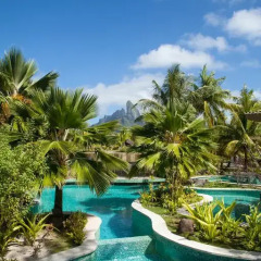 Отель The St Regis Bora Bora Resort бассейн фото 5