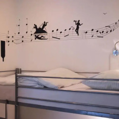 Chicago Hostel Кровать в общем номере с двухъярусной кроватью фото 11