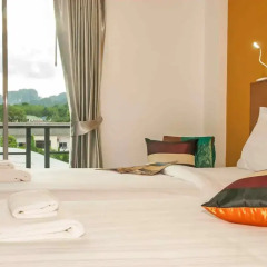 Отель Krabi Cinta House 3* Улучшенный номер с 2 отдельными кроватями
