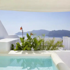 Отель Kirini Santorini 5* Люкс с различными типами кроватей фото 13