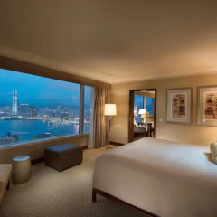 Отель Conrad Hong Kong 5* Представительский люкс с различными типами кроватей фото 10