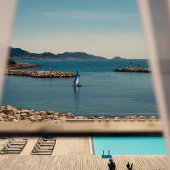 Отель Pullman Marseille Palm Beach 4* Стандартный номер с различными типами кроватей фото 3