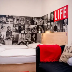 Hostel Florenc Кровать в женском общем номере с двухъярусной кроватью фото 6