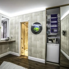 Отель Budapesti Vitorlás Apartman Венгрия, Будапешт - отзывы, цены и фото номеров - забронировать отель Budapesti Vitorlás Apartman онлайн ванная