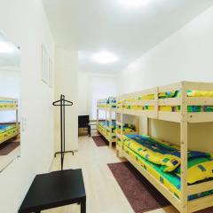 Мини-Отель Компас Кровать в общем номере с двухъярусной кроватью фото 27