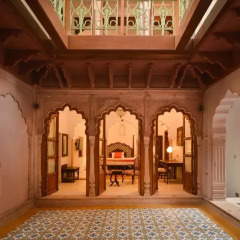 Отель WelcomHeritage Haveli Dharampura 5* Стандартный номер с различными типами кроватей фото 7