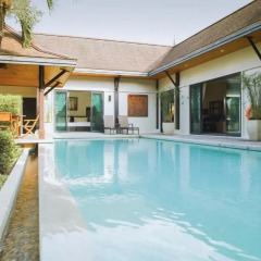 Отель Two Villas Holiday Oriental Style Layan Beach 4* Вилла с различными типами кроватей фото 21