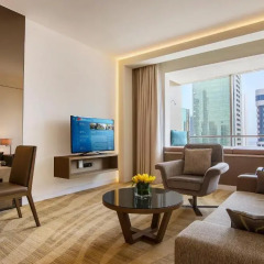 Отель Towers Rotana - Dubai Классический номер с различными типами кроватей фото 8