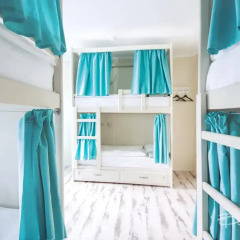 Nereus Hostel near Kremlin Кровать в мужском общем номере двухъярусные кровати фото 10