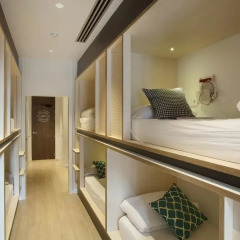 TOC Hostel Barcelona Кровать в общем номере с двухъярусной кроватью фото 3