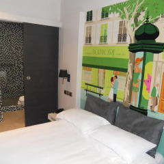Отель Hôtel Des Arts-Bastille 2* Стандартный номер с различными типами кроватей фото 6