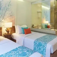 Отель Bandara Phuket Beach Resort 4* Улучшенный номер с различными типами кроватей фото 8