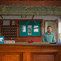Отель Chitwan Adventure Resort Непал, Саураха - отзывы, цены и фото номеров - забронировать отель Chitwan Adventure Resort онлайн интерьер отеля фото 2