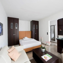 Отель BURNS Art Apartments Германия, Дюссельдорф - отзывы, цены и фото номеров - забронировать отель BURNS Art Apartments онлайн комната для гостей фото 5