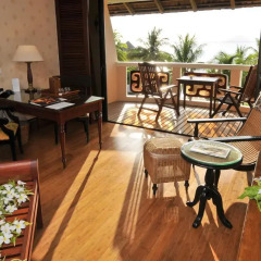 Отель InterContinental Resort Tahiti 4* Улучшенный номер с различными типами кроватей фото 4