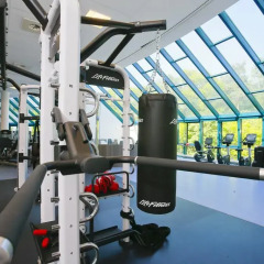 Отель Sanadome Hotel & Spa Nijmegen Нидерланды, Неймеген - отзывы, цены и фото номеров - забронировать отель Sanadome Hotel & Spa Nijmegen онлайн фитнесс-зал фото 2