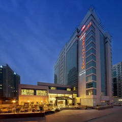 Marina View Deluxe Hotel Apartment вид на фасад