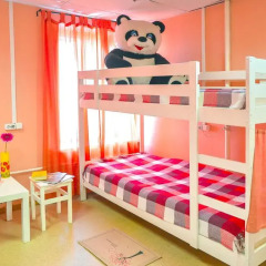 Хостел Панда Кровати в общем номере с двухъярусными кроватями фото 13