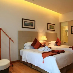 Отель Mingshen Golf & Bay Resort Sanya 4* Стандартный номер с различными типами кроватей фото 7